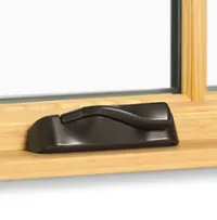 Oil Rubbed Bronze Folding Handle On Window