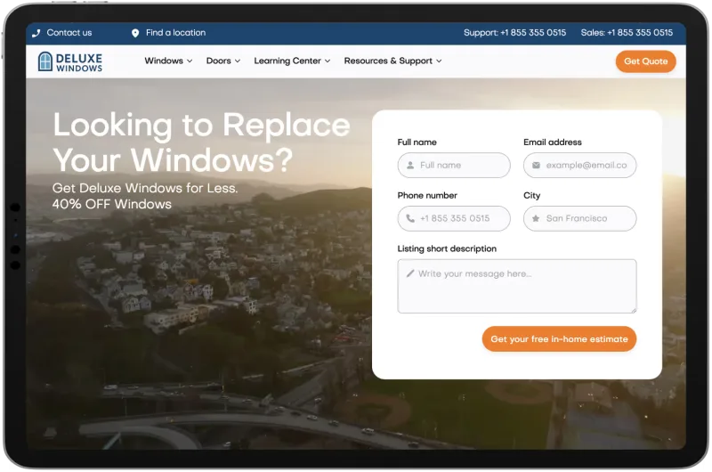 Deluxe Windows consultation