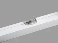 Brushed Nickel Lock and Keeper — Lock and Keeper